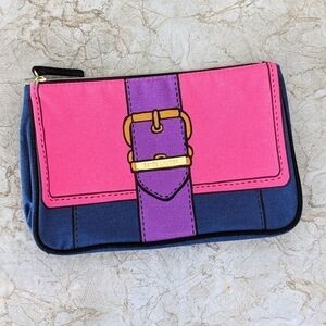 2 For $25 | ESTÉE Lauder  Make Up Pouch Pink Blue Full Zip